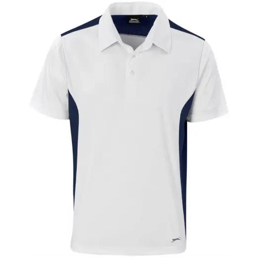 Mens Glendower Golf Shirt White Front